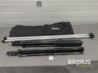 Lastolite Background Support Kit, 2 Stands, Telescopic 12.5ft Crossbar, Carrying Bag Included