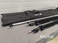 Lastolite Background Support Kit, 2 Stands, Telescopic 12.5ft Crossbar, Carrying Bag Included - 2