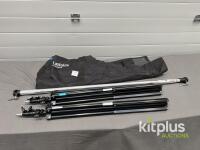 Lastolite Professional Light Stand Kit with Air-Cushioned Stands and Carrying Bag