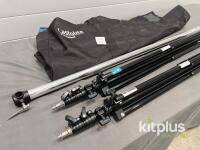 Lastolite Professional Light Stand Kit with Air-Cushioned Stands and Carrying Bag - 2