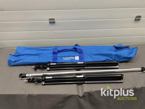 Lastolite Professional Kitplus #104 Studio Lighting Stand Kit with Air Cushion, 2 Stands, 138.6" Max Height