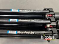 Manfrotto 1004BAC Light Stands, 12' Max Height, 19.8 lb Load Capacity, Lot of 3 - 2