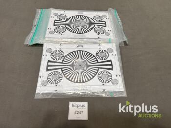 Vocas Backfocus Chart and White Card (A4) &ndash; 8.27 x 11.69 inches, 16:9 & 4:3 Aspect Ratios