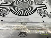 Vocas Backfocus Chart and White Card (A4) &ndash; 8.27 x 11.69 inches, 16:9 & 4:3 Aspect Ratios - 2