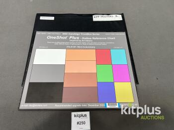 DSC CamAlign OneShot Plus Dailies Reference Chart, A3 Size, AcuFlect Surface, ITU-R BT.709-5 Standard