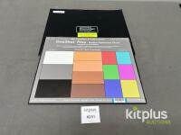 DSC CamAlign OneShot Plus Dailies Reference Chart, A3 Size, AcuFlect Surface, ITU-R BT.709-5 Standard