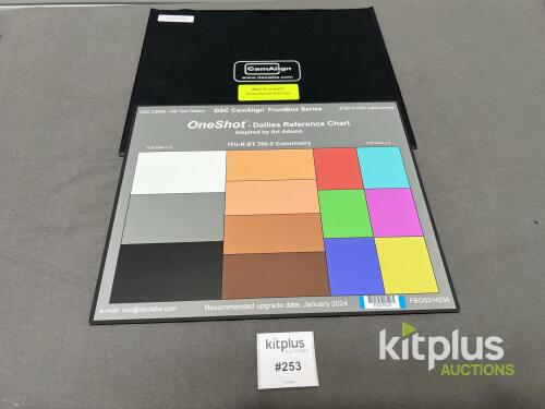 DSC CamAlign OneShot Plus Dailies Reference Chart, A3 Size, AcuFlect Surface, ITU-R BT.709-5 Standard