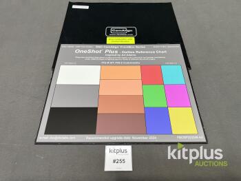 DSC CamAlign OneShot Plus Dailies Reference Chart, A3 Size, AcuFlect Surface, ITU-R BT.709-5 Standard