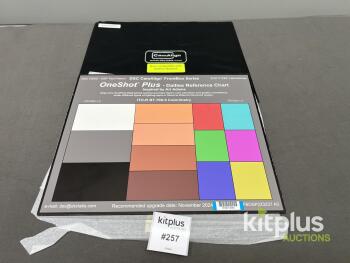 DSC CamAlign OneShot Plus Dailies Reference Chart, A3 Size, AcuFlect Surface, ITU-R BT.709-5 Standard