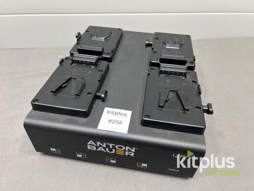 Anton Bauer LP4 4-Bay V-Mount Battery Charger, 100-240V, 300W, Model CR010822800131