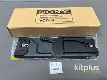 Sony VCT-14 Tripod Adapter Plate, Compatible with PXW-Z450 and PXW-X400, Includes Original Box