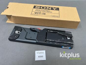 Sony VCT-14 Tripod Adapter Plate, Compatible with PXW-Z450 and PXW-X400, Includes Original Box