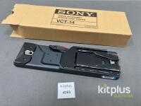 Sony VCT-14 Tripod Adapter Plate, Compatible with PXW-Z450 and PXW-X400, Includes Original Box