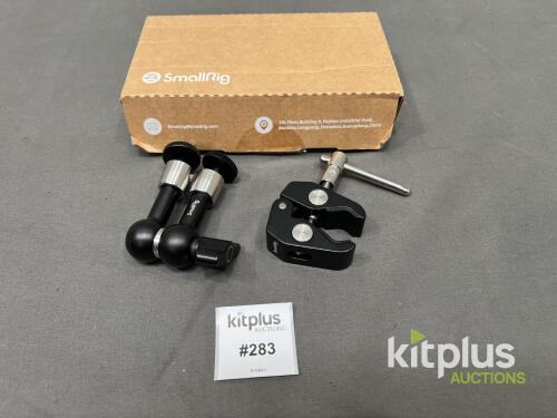 SmallRig Magic Arm 5.9" with Super Clamp Aluminum Alloy Universal Mounting, Black/Silver