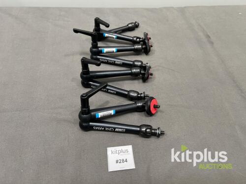 9.SOLUTIONS Python Clamp Line Arms, 7" Length, Articulating Ball Joint, Set of 4, 1/4"-20 Thread