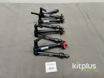 9.SOLUTIONS Python Clamp Line Arms, 7" Length, Articulating Ball Joint, Set of 4, 1/4"-20 Thread
