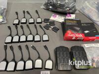 Bulk Lot: SanDisk Extreme PRO CFast 2.0 Readers, 32GB SD Cards, HDMI Capture Devices - 3