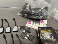 Bulk Lot: SanDisk Extreme PRO CFast 2.0 Readers, 32GB SD Cards, HDMI Capture Devices - 4