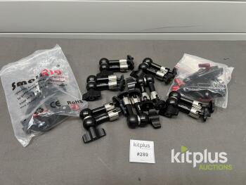SmallRig 7" Articulating Magic Arms, 1/4"-20 Threads, Central Lock, Lot of 12, Black/Silver
