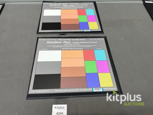 DSC CamAlign OneShot Plus Dailies Reference Chart, A3 Size, AcuFlect Surface, ITU-R BT.709-5 Standard Qty 2