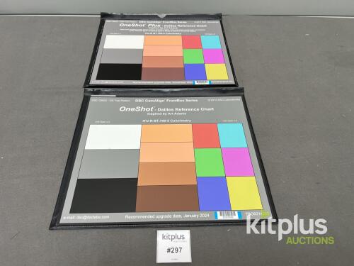 DSC CamAlign OneShot Plus Dailies Reference Chart, A3 Size, AcuFlect Surface, ITU-R BT.709-5 Standard Qty 2