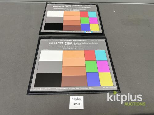 DSC CamAlign OneShot Plus Dailies Reference Chart, A3 Size, AcuFlect Surface, ITU-R BT.709-5 Standard Qty 2