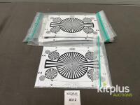Vocas Siemens Star Resolution Test Chart Lot, 8.3x11.7in, For Camera & Lens Testing