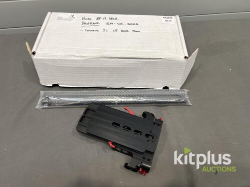 Vocas BP-19 MKII 19mm Baseplate, Serial WC-3005, w/ 2x CF Rods, Original Box