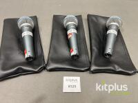 Shure Beta 58A Dynamic Supercardioid Vocal Microphone with Pouch, ESB-0552x, XLR
