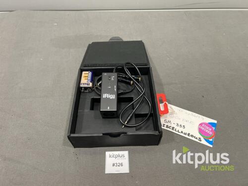 IK Multimedia iRig PRE Mobile XLR Microphone Interface w/ Phantom Power for iOS & Android
