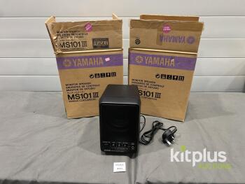 Yamaha MS101 III Powered Monitor Speaker, 10W Output, 10 cm Full-Range Cone, Original Packaging