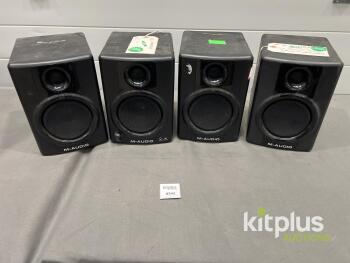 M-Audio Studiophile AV 40 Powered Speakers, 40W/pair, 4&rdquo; Woofer, Two Stereo Pairs