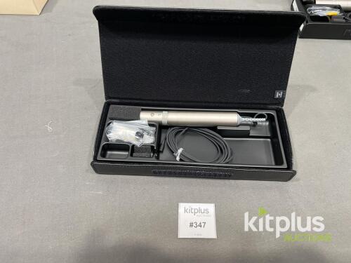 Sony ECM-77B Electret Condenser Lavalier Microphone, Omni, XLR, Phantom/Battery, Case/Clip