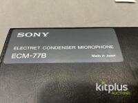 Sony ECM-77B Electret Condenser Lavalier Microphone with Case and Accessories - 3