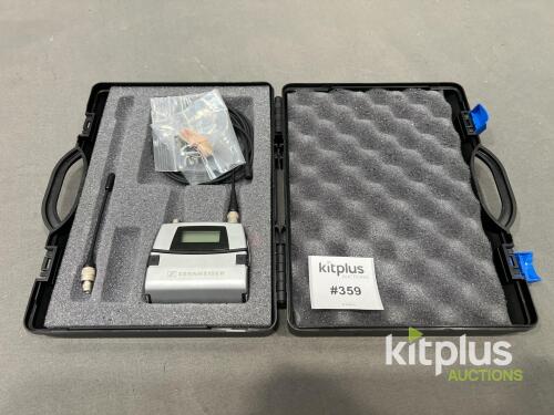 Sennheiser SK 5212-II-N-GB Wireless Bodypack Transmitter Kit, 606-790 MHz, Includes Lavalier Mic and Case