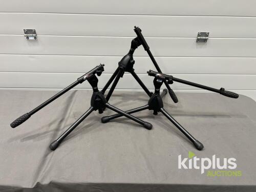 Tiger Desk Boom Microphone Stands, Adjustable Height 7.87-15.75", Tripod Base, Black