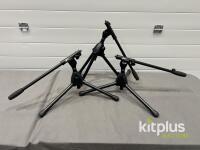 Tiger Low-Profile Desktop Microphone Stand with Boom Arm, Adjustable Height and Boom Length