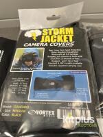 Storm Jacket Standard Medium Camera Cover by Vortex Media, Black, AquaNylon, SLR Compatible, 17" - 2