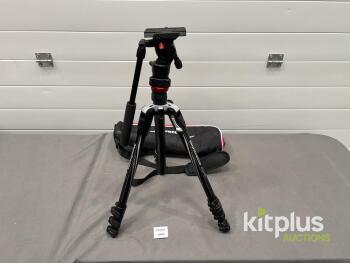 Manfrotto Befree Live Aluminum Video Tripod with Fluid Head, 59.1in Max Height, Bag Included