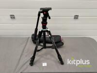 Manfrotto Befree Live Aluminum Video Tripod with Fluid Head, 59.1in Max Height, Bag Included