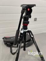 Manfrotto Befree Live Aluminum Video Tripod with Fluid Head, 59.1in Max Height, Bag Included - 2