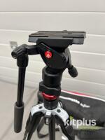 Manfrotto Befree Live Aluminum Video Tripod with Fluid Head, 59.1in Max Height, Bag Included - 3