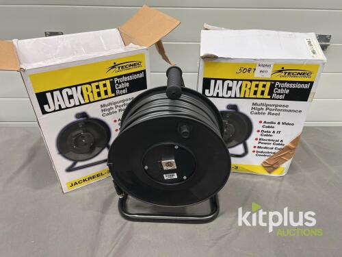 TecNec JackReel Deluxe BNC Cable Reel, 250ft Belden 1694A, Model MKR-1694A-2