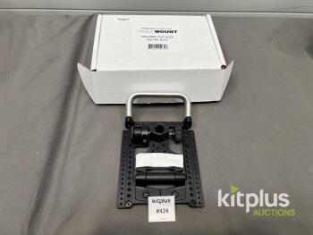 Rigid Designs PARA MOUNT VESA Monitor Mount, Black, Model PMV-BLACK, S/N 001435, CNC Aluminum
