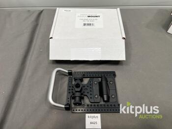 Rigid Designs PARA MOUNT VESA Monitor Mount, Black, Model PMV-BLACK, S/N 001435, CNC Aluminum