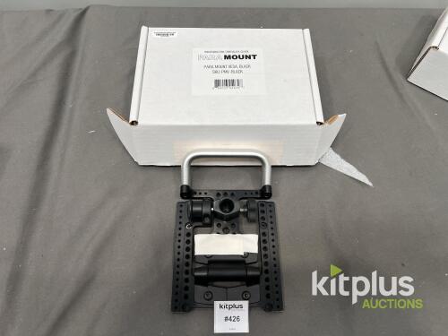 Rigid Designs PARA MOUNT VESA Monitor Mount, Black, Model PMV-BLACK, S/N 001435, CNC Aluminum