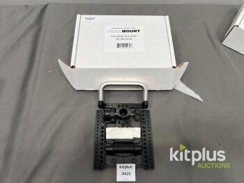 Rigid Designs PARA MOUNT VESA Monitor Mount, Black, Model PMV-BLACK, S/N 001435, CNC Aluminum