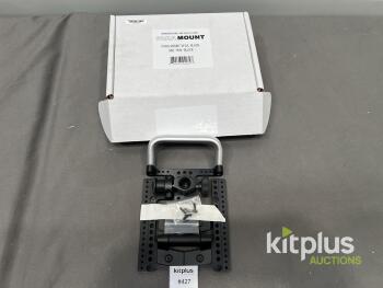 Rigid Designs PARA MOUNT VESA Monitor Mount, Black, Model PMV-BLACK, S/N 001435, CNC Aluminum