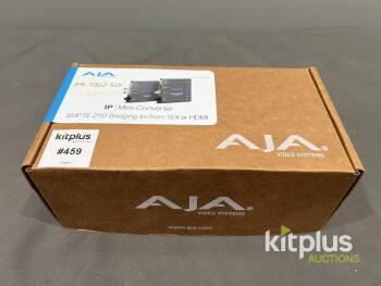 AJA IPR-10G2-SDI IP Mini-Converter with Dual 3G-SDI Outputs and 10 GigE SFP+ Interfaces