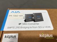 AJA IPR-10G2-SDI IP Mini-Converter with Dual 3G-SDI Outputs and 10 GigE SFP+ Interfaces - 2